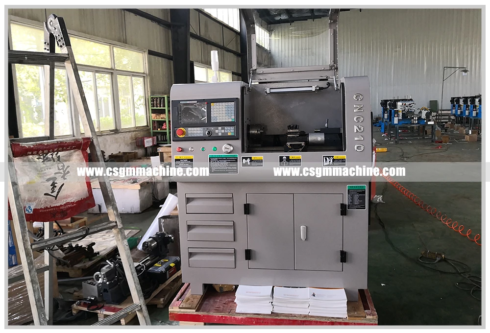 CNC210-A мини токарный станок с ЧПУ/1200 Вт Серводвигатель токарный станок/после 990TDB токарный станок с ЧПУ