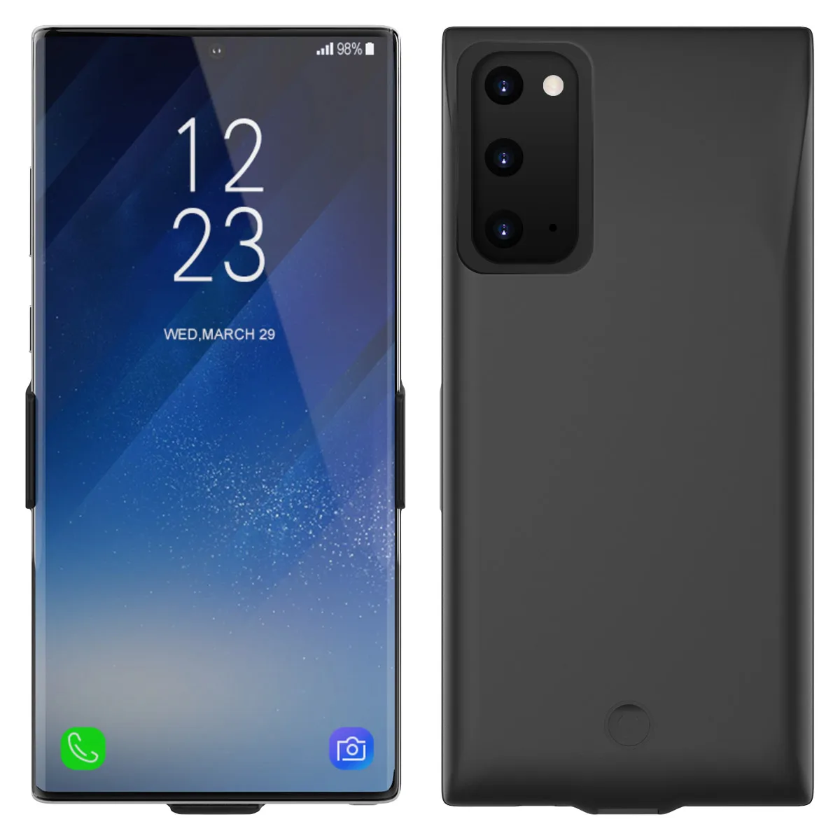 Для Samsung Galaxy S20 Ultra Plus чехол для зарядного устройства 7000 мАч запасное зарядное