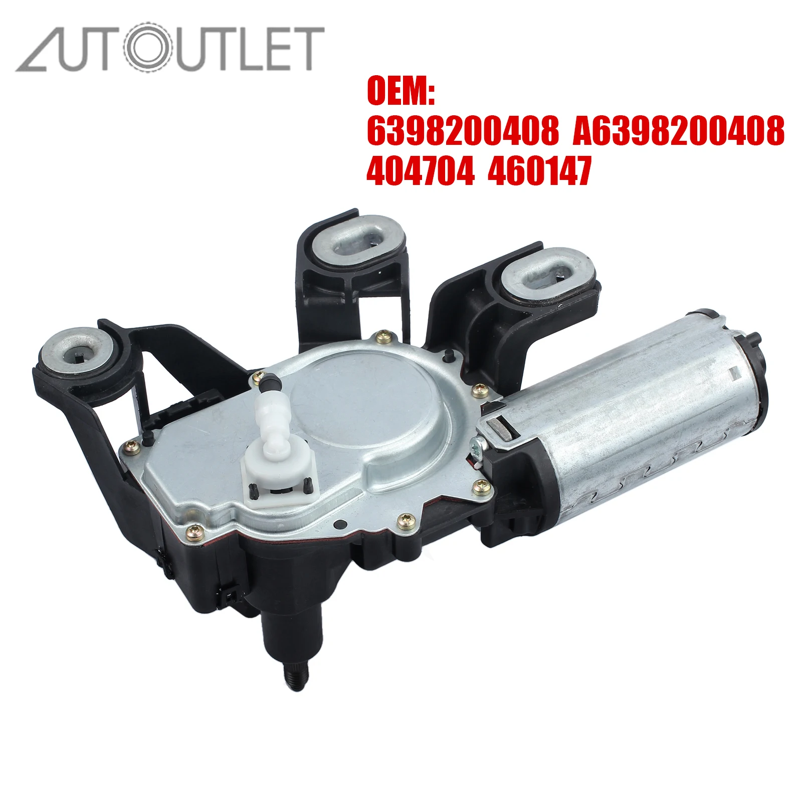 

AUTOUTLET Rear Windshield Windscreen Wiper Motor for Mercedes Benz Viano Vito Mixto W639 2003-2016 A6398200408 12V Wiper Motor