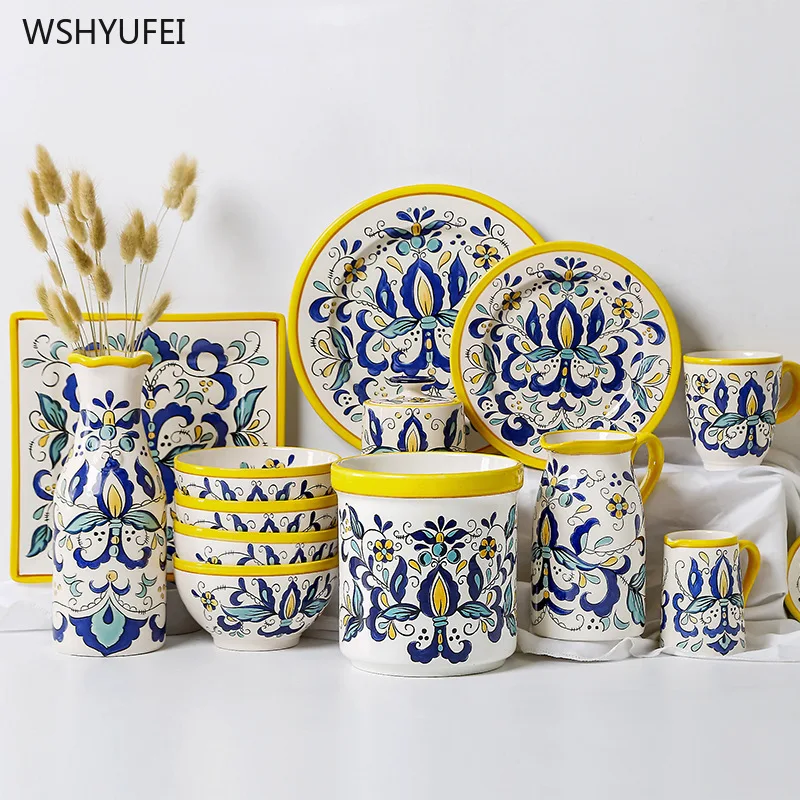 1 шт. рождественские керамические тарелки с героями мультфильмов ручной стейк