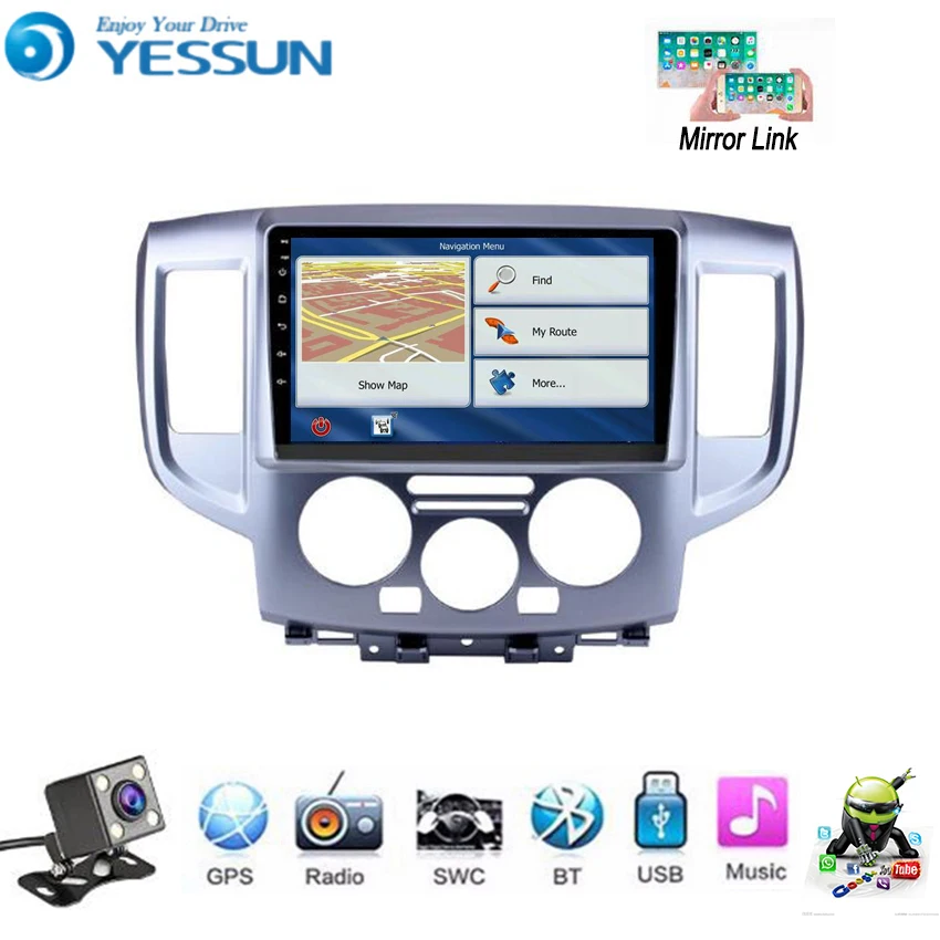 YESSUN для Nissan NV200 2014 ~ 2018 автомобильный Android мультимедийный плеер автомобильное