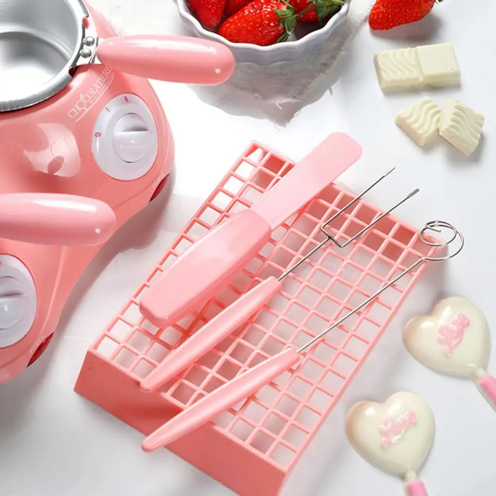 Электрический двойной подогреваемый горшок 250 мл для плавления шоколада