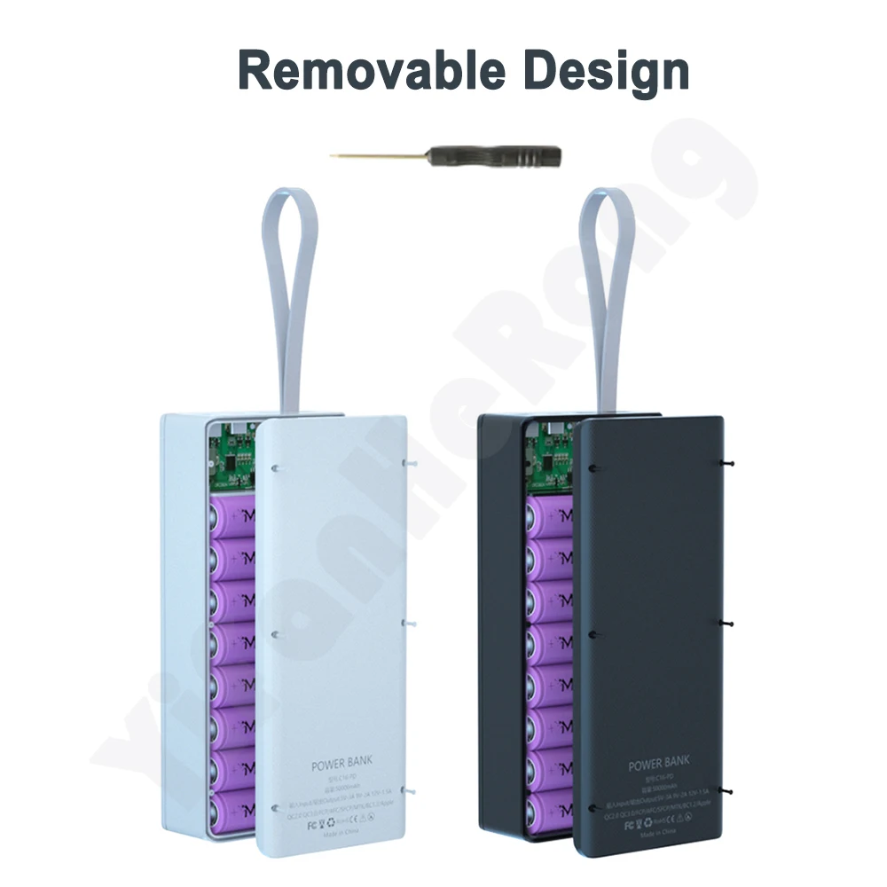 Внешний аккумулятор с двумя USB-портами 16*18650 |