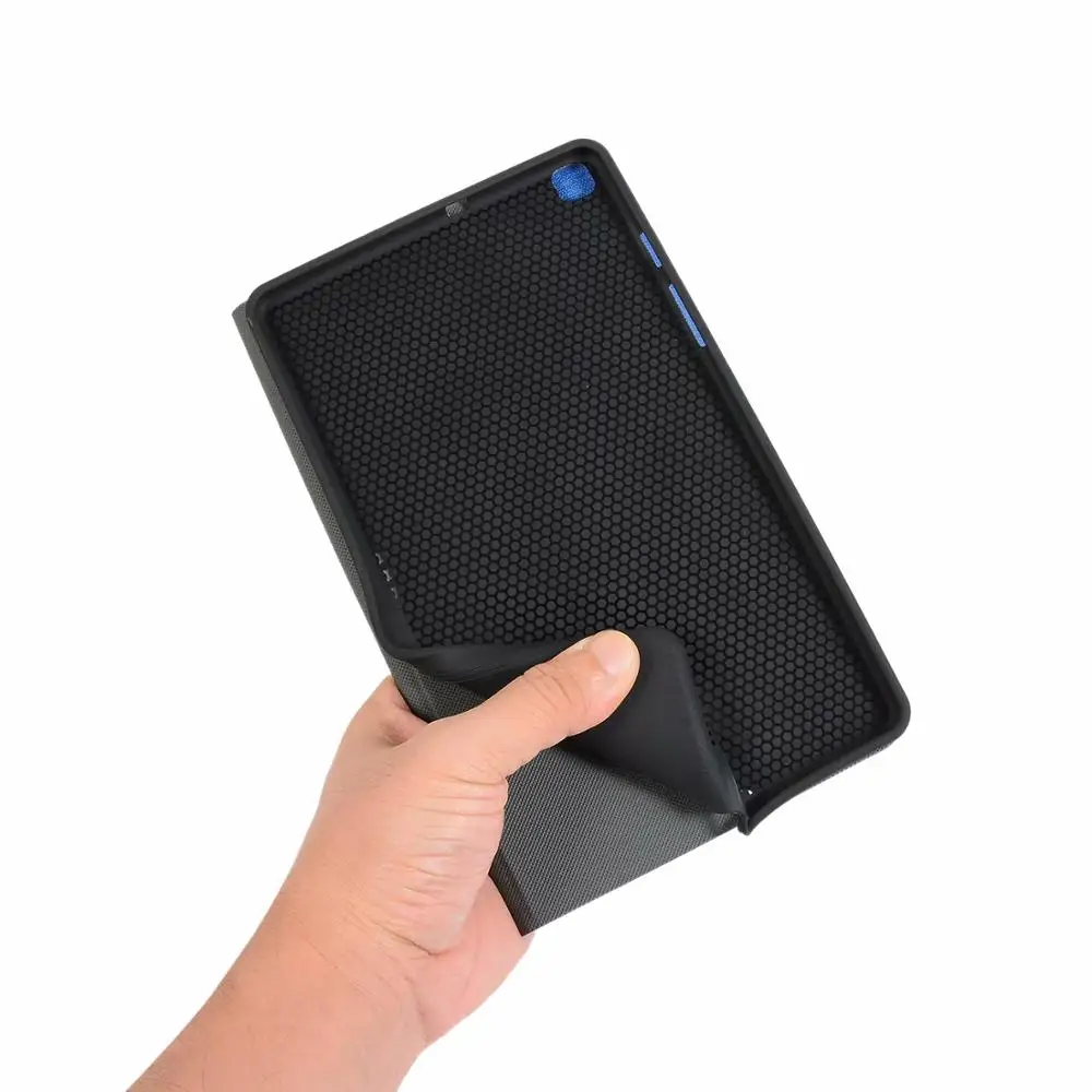 Чехол для Samsung Galaxy T290 Tab A 8 0 2019 чехол из искусственной кожи с льняной текстурой и