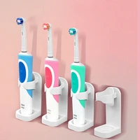 new creative traceless stand rack organizer electric wall mounted holder space saving toothbrush holder bathroom accessories
