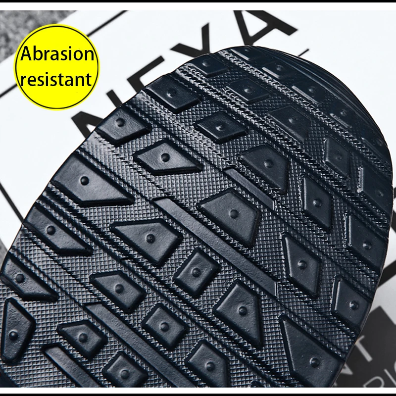 

Fashion Men's Work Shoes Outdoor Weave Light Breathable Shockproof Safety Boots Steel Toe Anti Smashing Safety Damping Sneakers