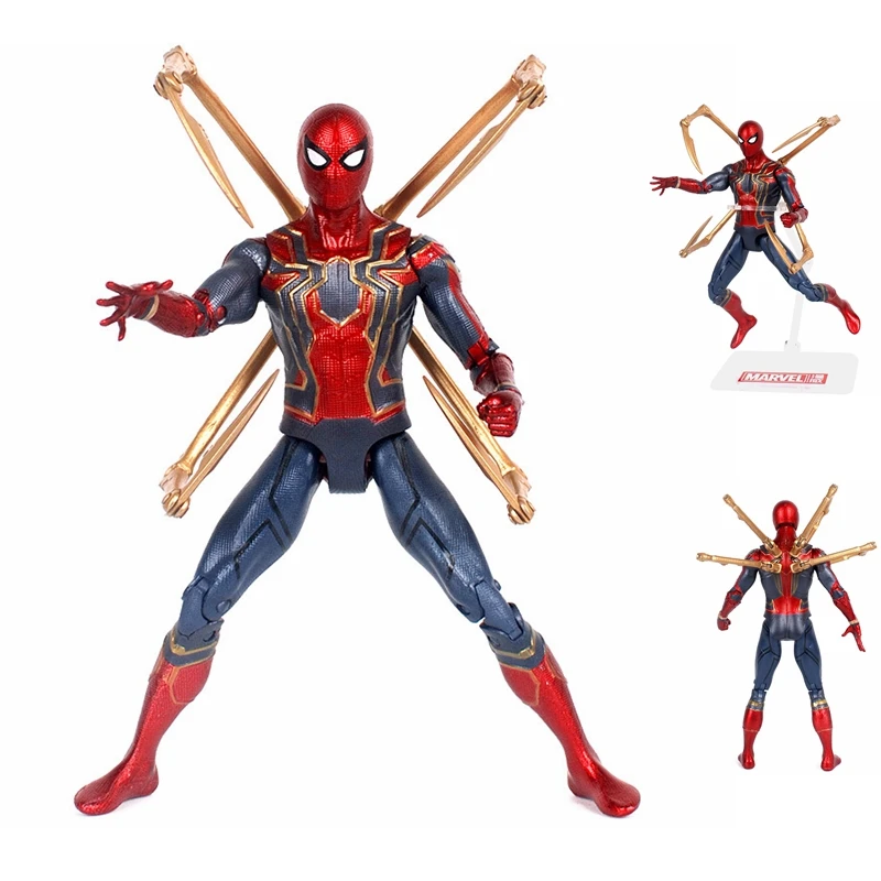 17 см Marvel Мстители Бесконечность войны Железный паук Человек фигурка ПВХ