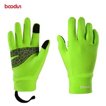 BOODUN 4-12 Years Kids Winter Cycling Gloves Full Finger Thermal Warm Windproof Outdoor Sports Ski Bike Gloves for Boys Girls 1
