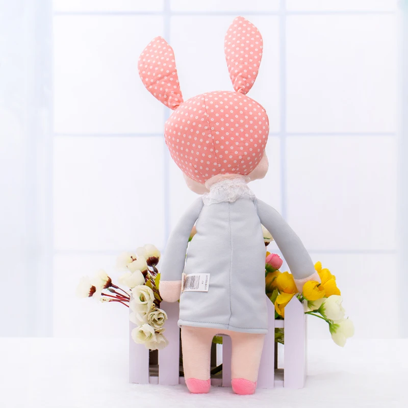 В коробке Metoo Кукла Kawaii плюшевая Мягкая Плюшевая Игрушка Животные детские игрушки для девочек и мальчиков на день рождения Рождество Кролик Анжела