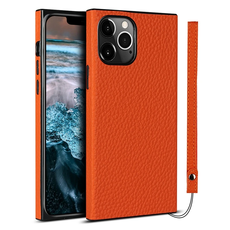 

Ультратонкие чехлы для телефонов iPhone 12 Mini 12 Pro Max, кожаный мягкий силиконовый чехол из ТПУ для iPhone 11 Pro Max X XS XR