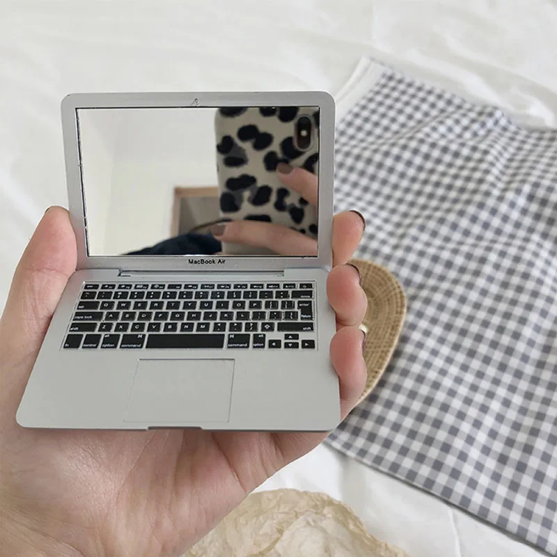 Портативное мини-зеркало для косметики декоративные зеркала в форме компьютера