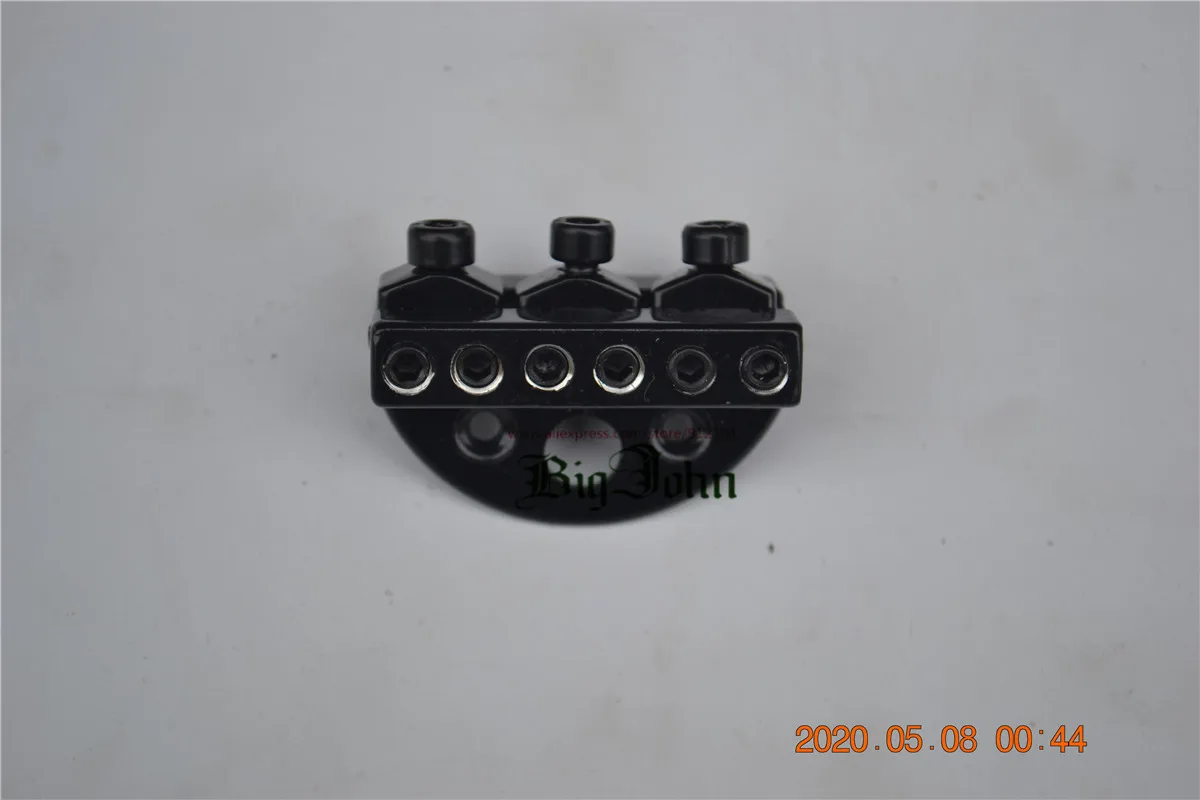 Черная безголовая электрическая гитара струна гайка/Подушка с завязками