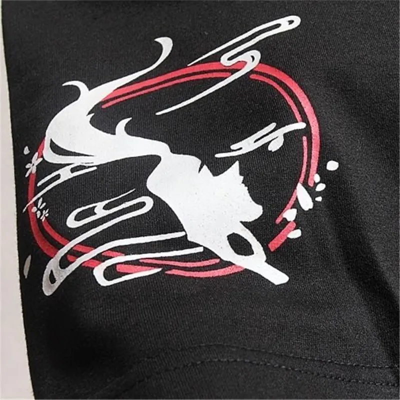 Аниме толстовки с капюшоном и юбка в стиле Харадзюку Fushimi Inari женский весенний