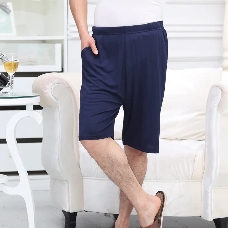 

Summer Modal Shorts Men Home Pants Plus-sized Loose-Fit Household Casual Pajamas