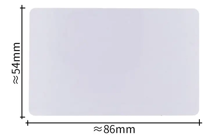 10 шт. RFID карты 13,56 МГц MF S50 близость IC метка смарт-карты 13,56 МГц Mif1 S50 брелоки NFC тег для системы контроля доступа - Цвет: RFID Card 10pcs