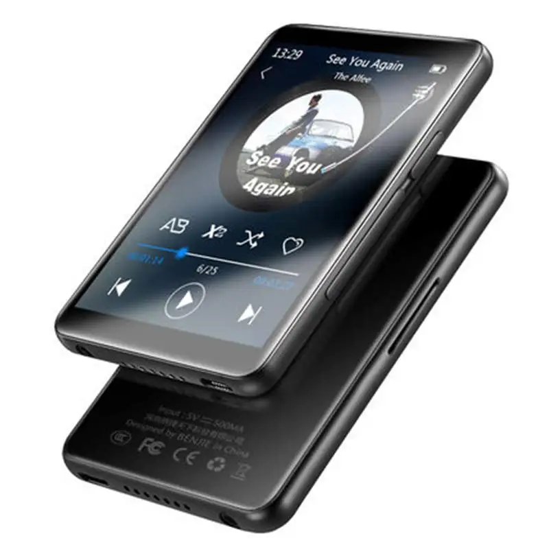 X6 MP3 плеер полный большой экран Mp3 сенсорный с fm радио видео проигрыватель