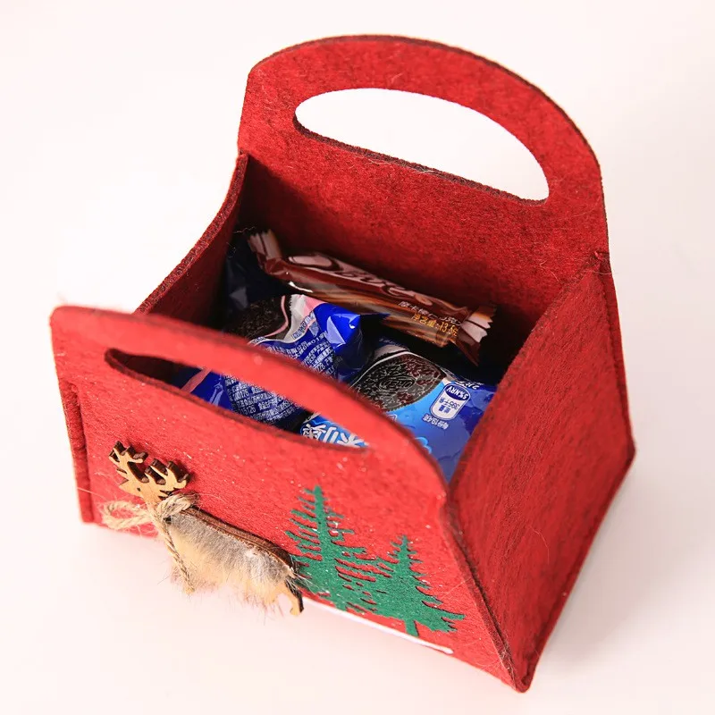 Рождественский пакет креативный мультфильм Новый подарок сумка мешок для конфет