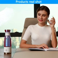 QI wireless charging Hydrogen Rich Water Generator Bottle DuPont SPE PEM Dual Chamber H2 Maker lonizer Electrolysis Cup