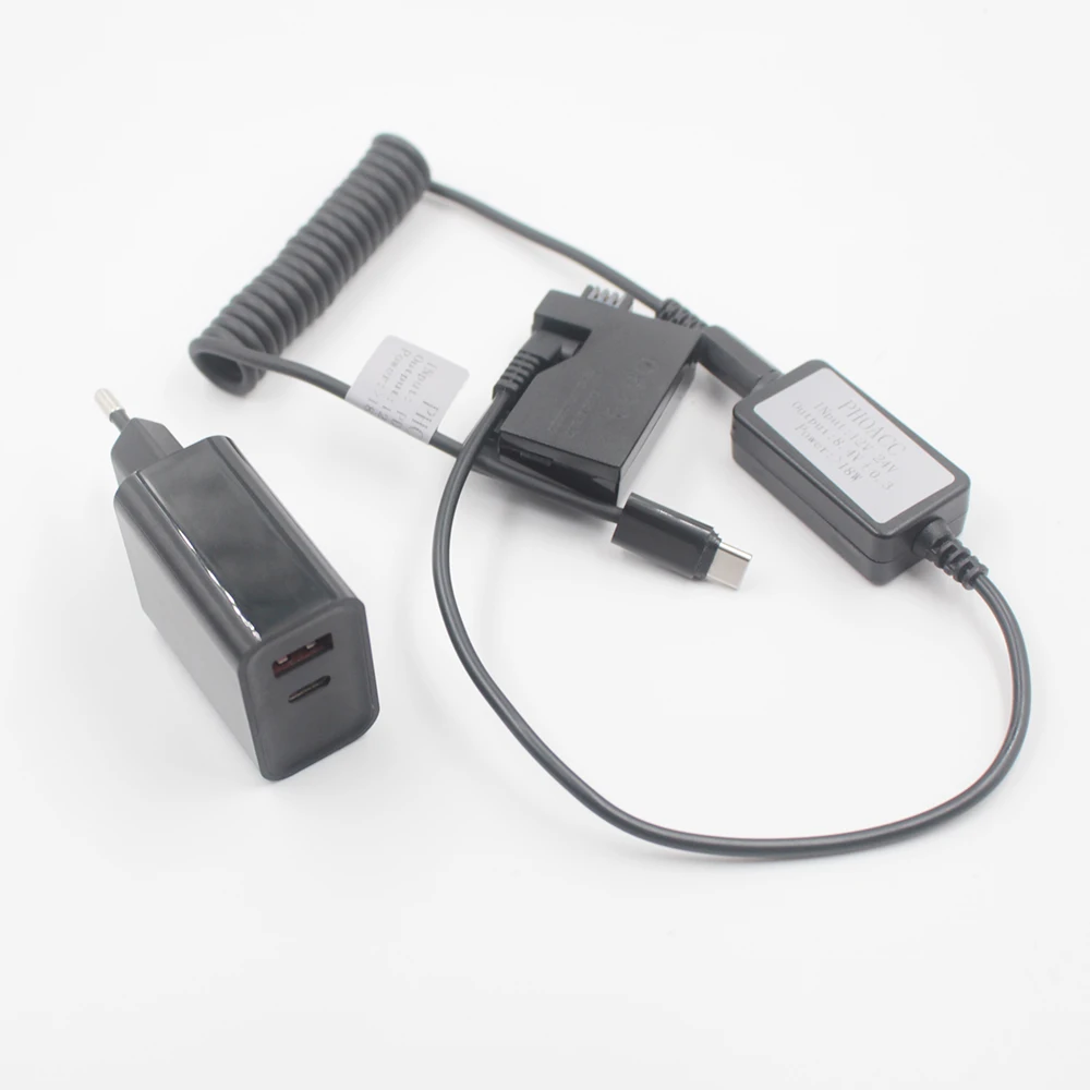 ACK E5 PD Зарядное устройство Usb C кабель пружинный LP манекен батарея DR DC муфта для Canon