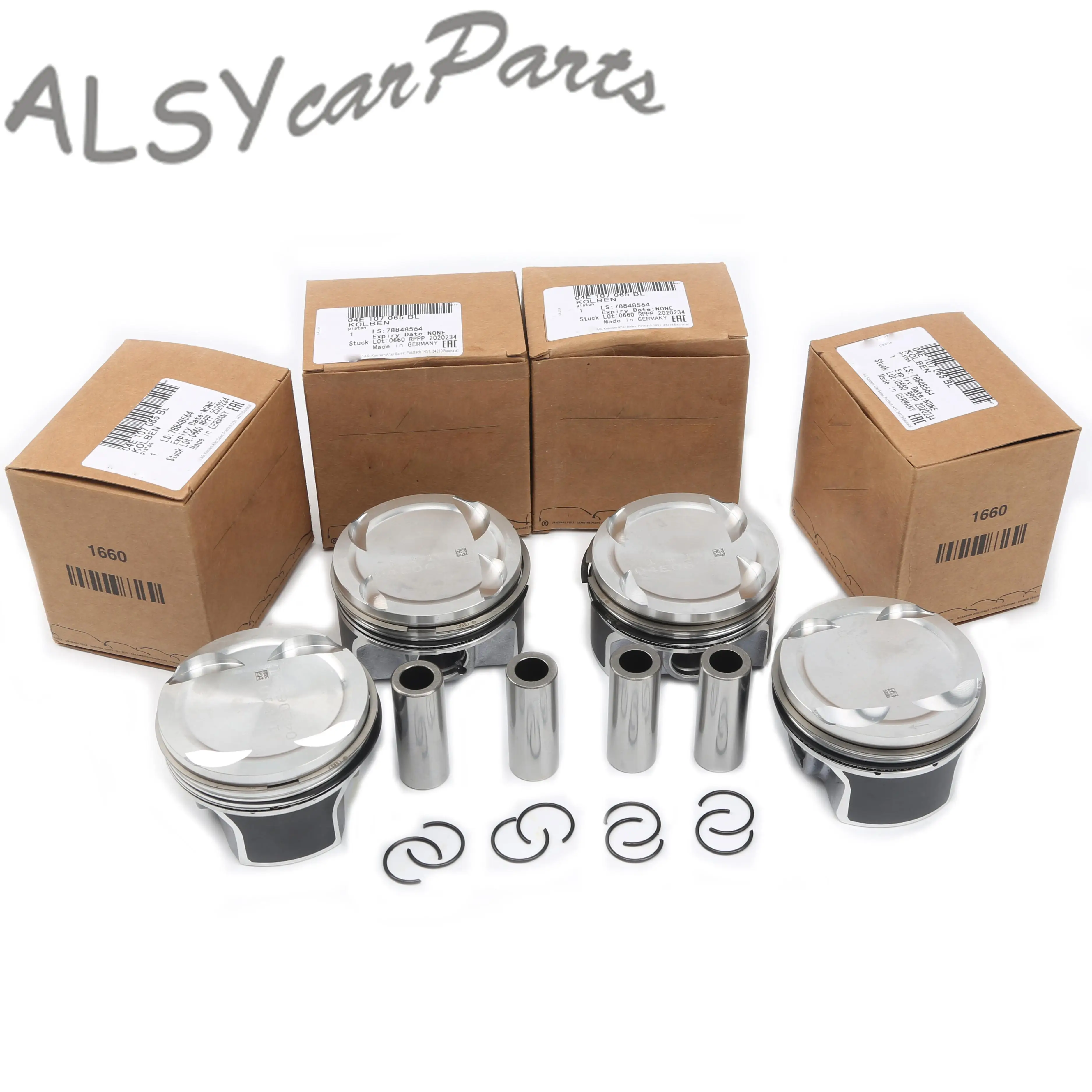 Комплект поршней EA211 4 шт. 1 T 74 5 мм Pin19MM 04E107065ED для AUDI A4 A5 Q3 S5 VW Scirocco Golf Jetta Tiguan Skoda Seat