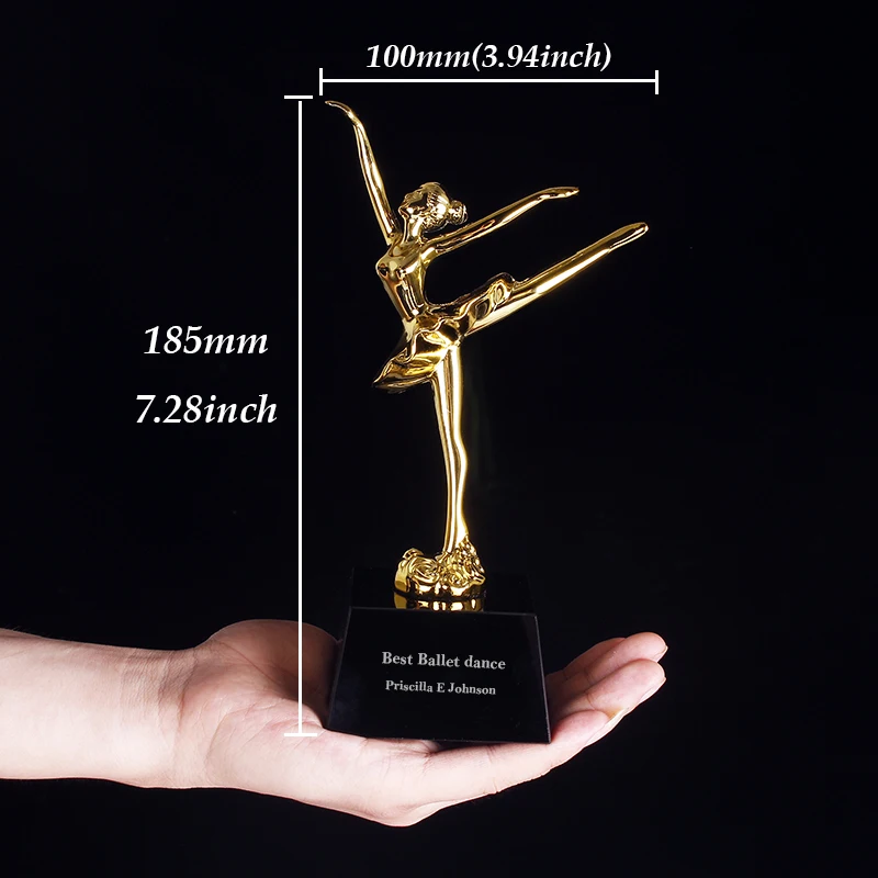 Бесплатная гравировка на заказ хрустальный трофей золотые металлические