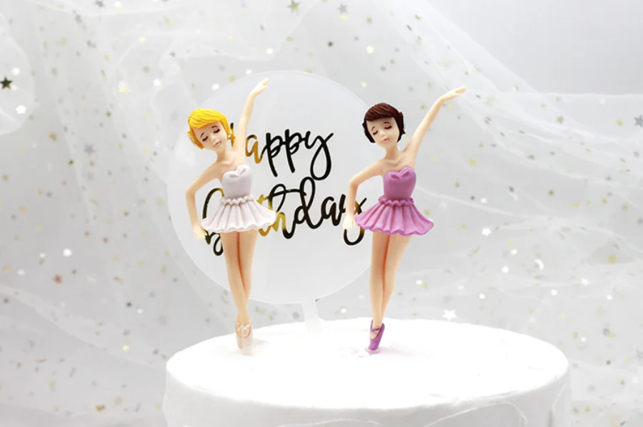Пластиковый Топпер для торта в виде балерины 1 шт. | Дом и сад