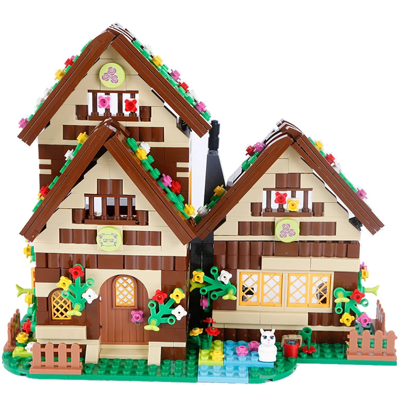 Новые носки из серии Принцесса Белоснежка лес коттедж строительных блоков в