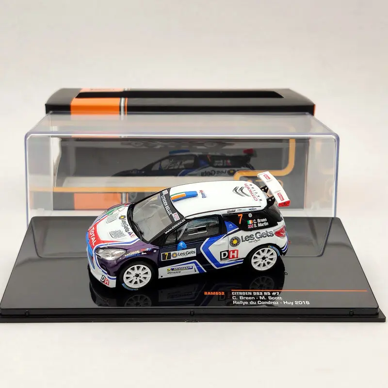 IXO 1:43 для Citroen DS3 R5 #7 Rallye Du Condroz Huy 2016 RAM652 литье под давлением Ограниченная серия |
