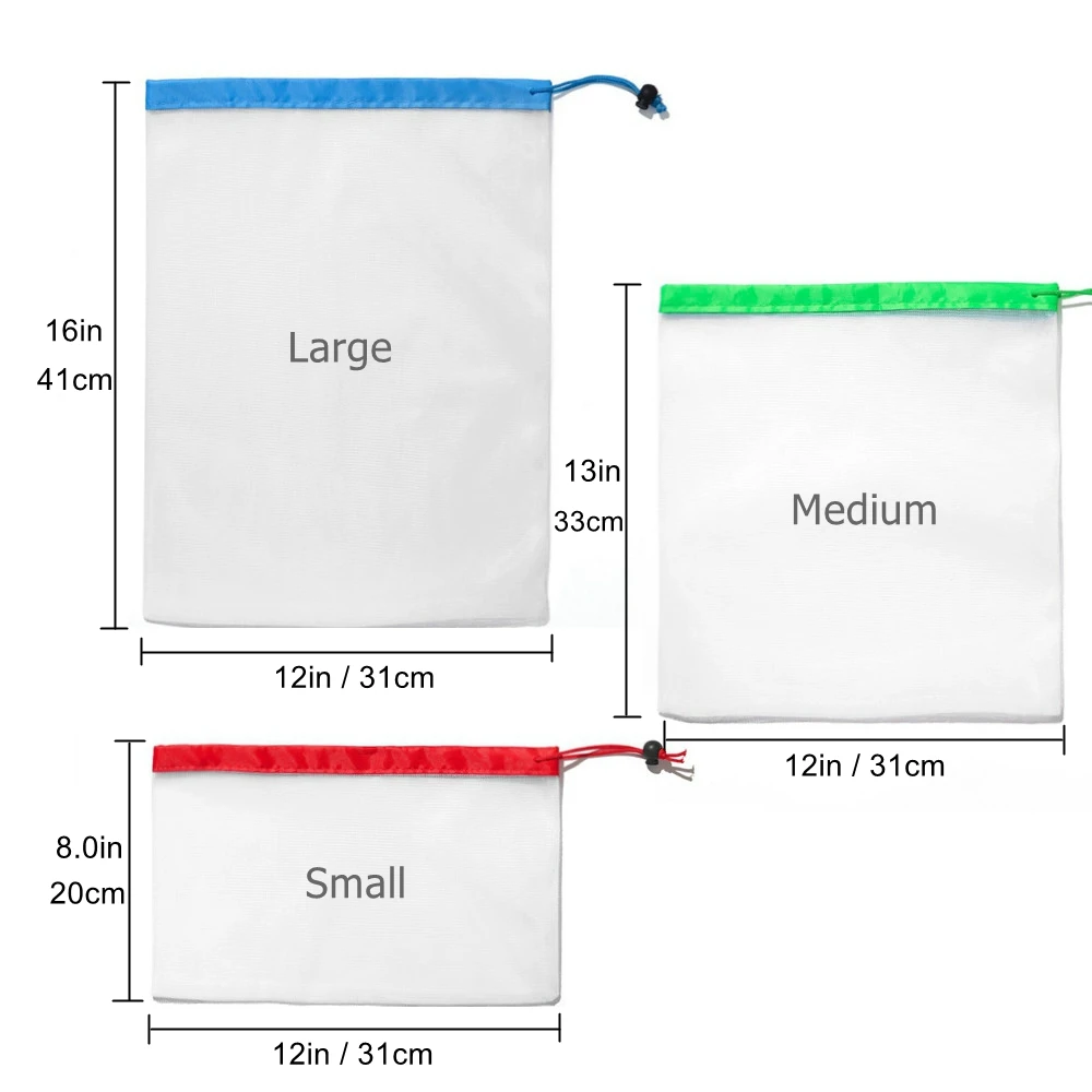 9/15 шт многоразовые сетчатые мешки для производства пищевых продуктов безопасные