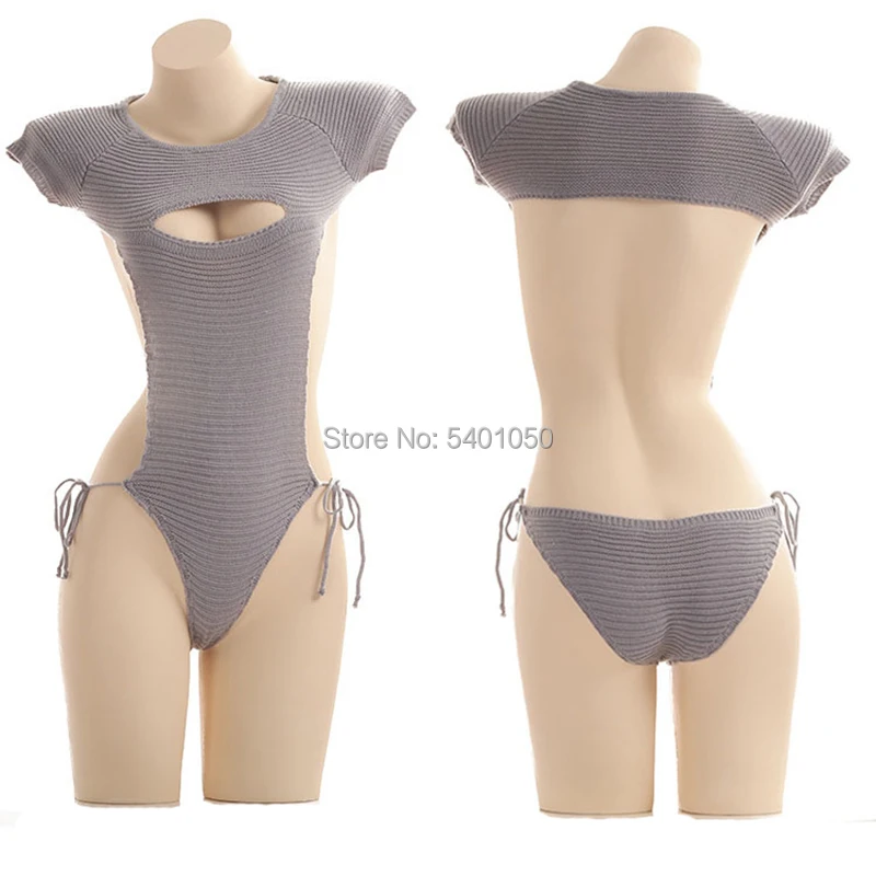 Свитер Женский вязаный черный с V-образным вырезом и длинными рукавами