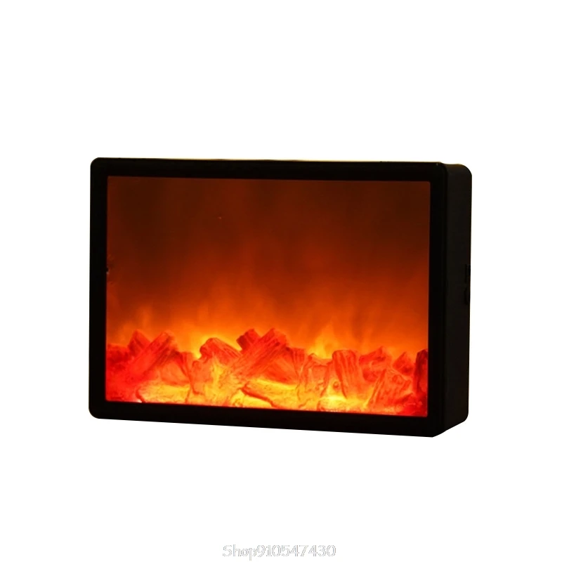 

2800LM Vintage LED Simulated Fireplace Candle Flame Light Hanging Light Night Lamp Retro Lantern USB Battery Power D22 Dropship