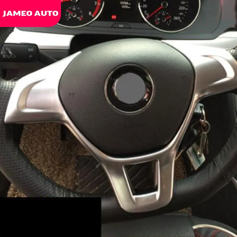 Наклейка Jameo Auto ABS чехол рулевого колеса автомобиля для Volkswagen VW Golf 7 GTI MK7 JETTA MK6 Gran
