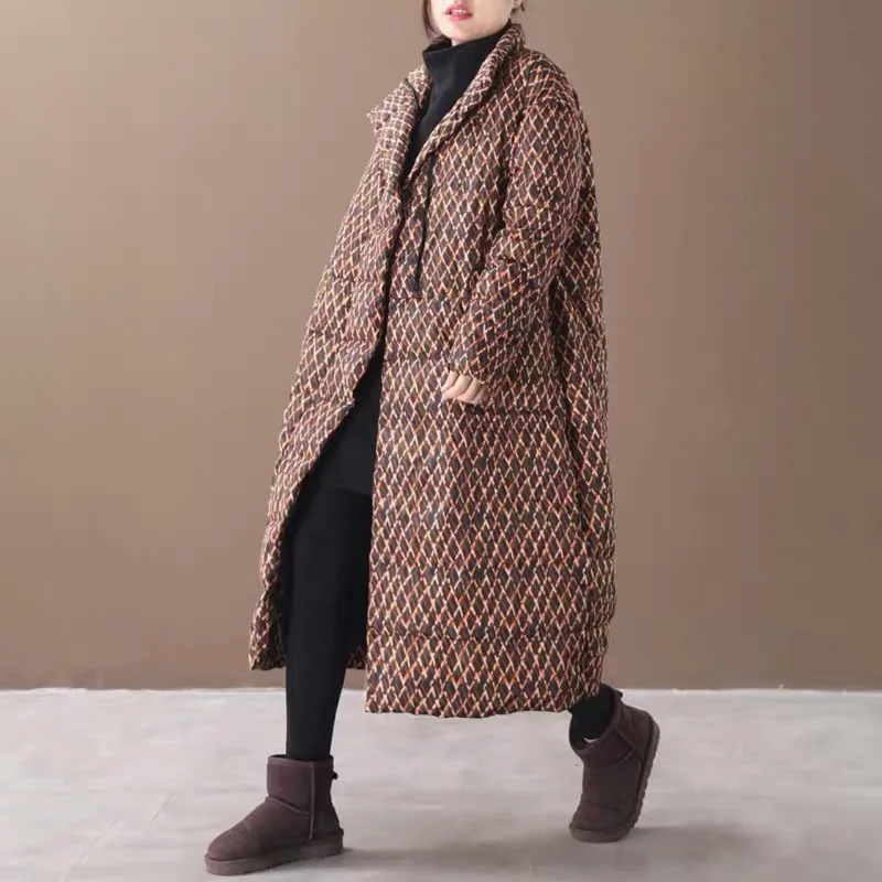 Зимняя новая свободная повседневная куртка большого размера с