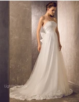 free shipping salomon bow casamento 2014 new fashionable hot sale romantic vestido de noiva long wedding dress bridal gowns