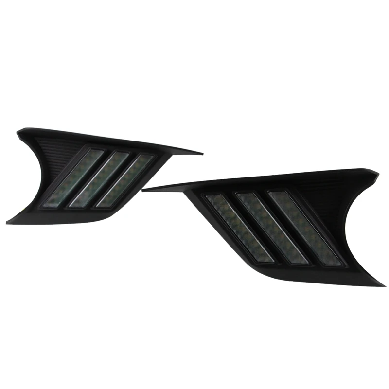 

2 шт. для 2019 Honda Xiangyu Tri-Цвет стример рулевого управления Mustang дневные ходовые огни светильник