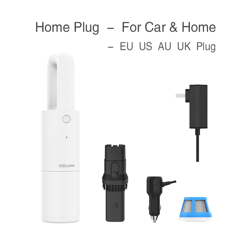 Original XIAOMI MIJIA Cleanfly Car Handheld Vacuum Filters Part Pack Spare Parts Kits HEPA Filter home adapter | Дом и сад