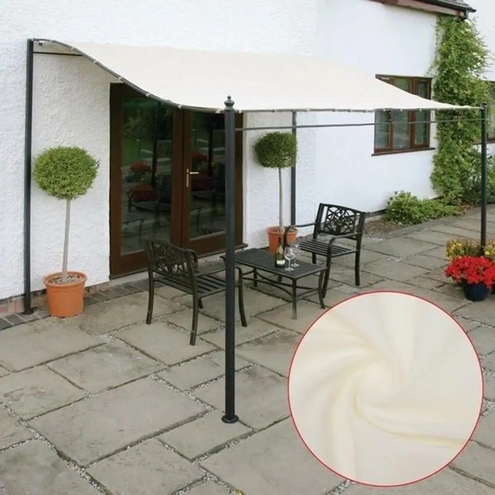 

300D Outdoor Roof Replacement Canvas Cover Waterproof Tent Gazebo Top Canopy Sun Shelter Cloth Patio Awning Cloth