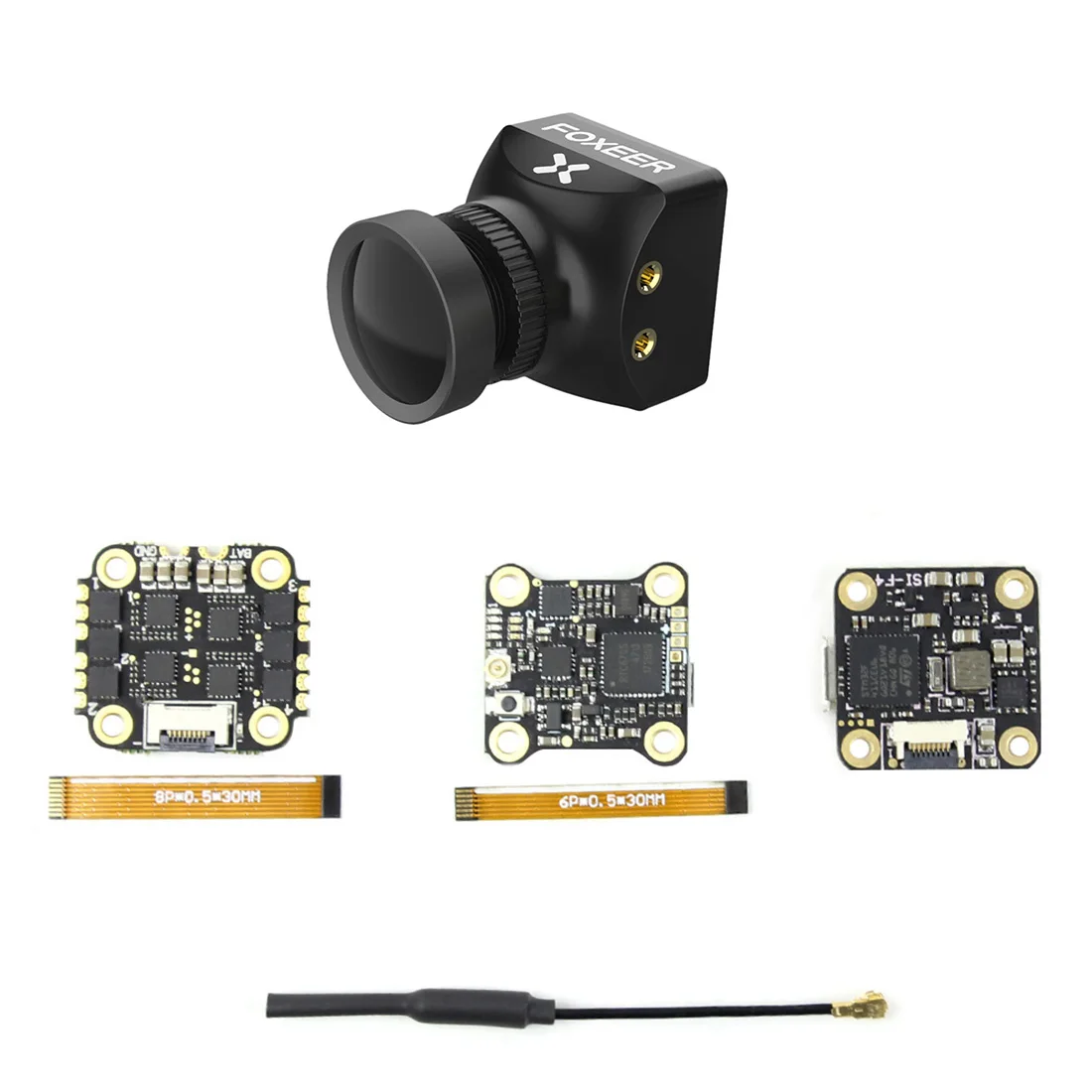 Foxeer Razer микро FPV камера + SIF4 F4 Flytower Контроллер полета с ESC VTX XT30 кабель питания для DIY
