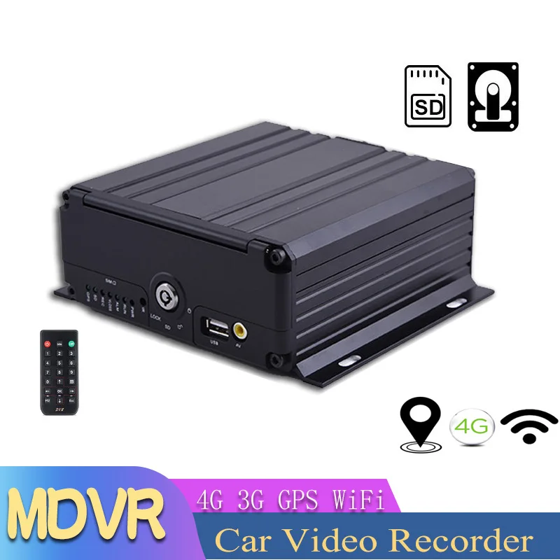 Дешевый 4Ch HD 1080P 4G WiFi Автомобильный Мобильный DVR G-Датчик SD-карта PAL NTSC MDVR |