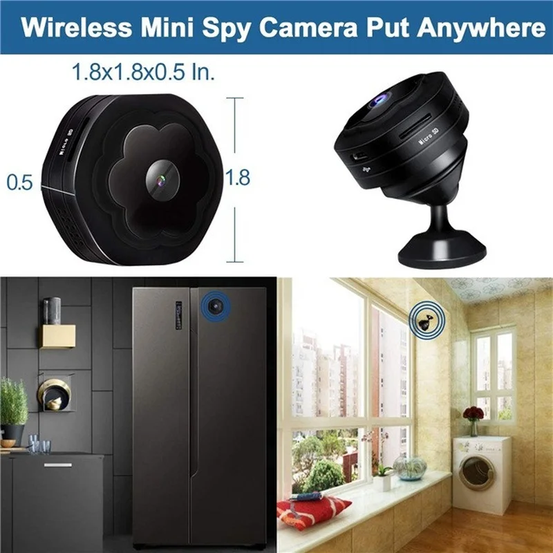Secret Cam HD 1080P Wifi Mini Camera Infrared Night Version Micro Camcorder DVR Remote Control Motion Sensor Cam Video recorder