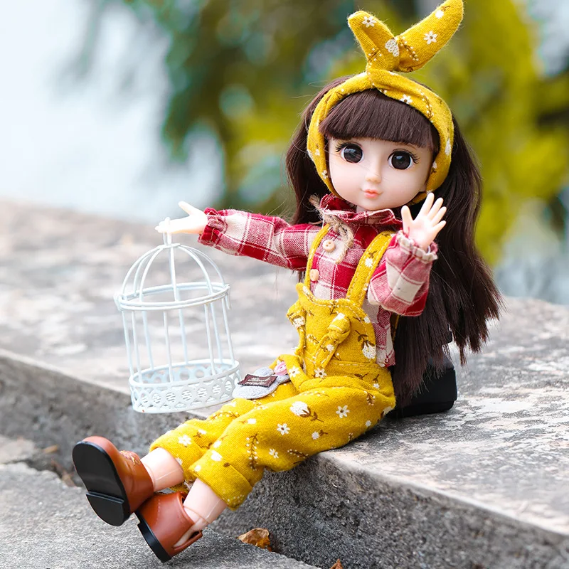 36 см BjD кукла подвижные суставы одеваются повседневный костюм одежда аксессуары