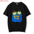 Футболка мужская забавная с принтом Финна и Джейка, 100% хлопок