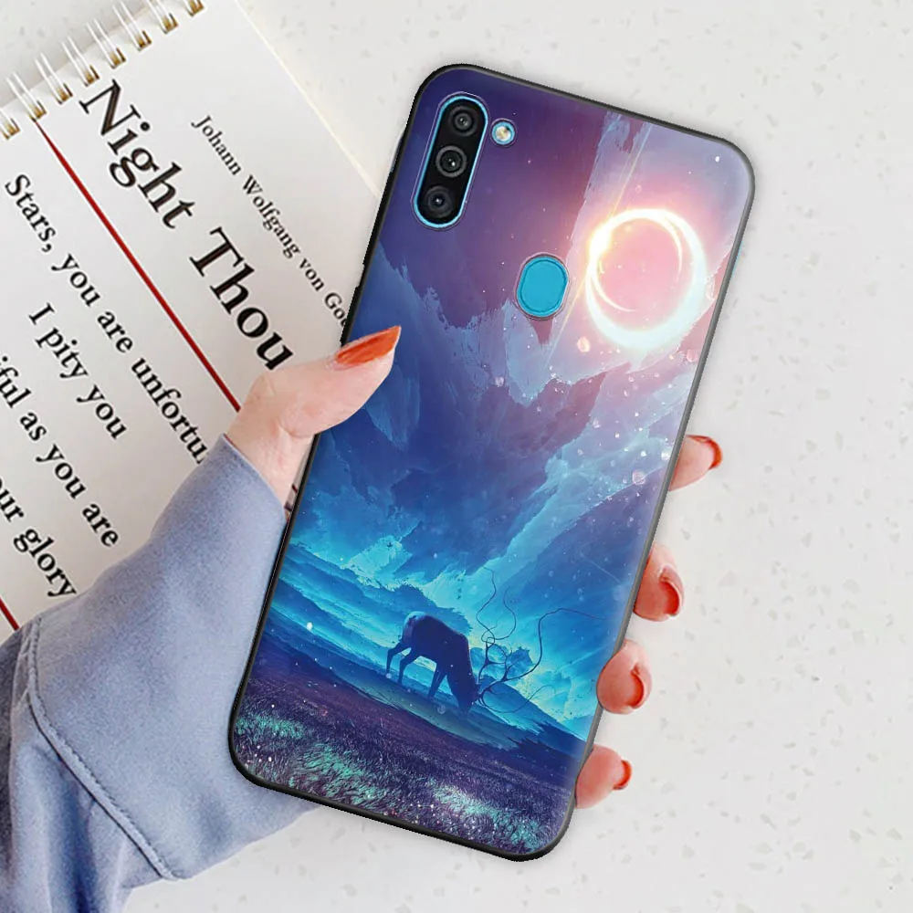Чехол M11 для Samsung Galaxy чехол крутая задняя крышка телефона Силиконовый ТПУ мягкий M