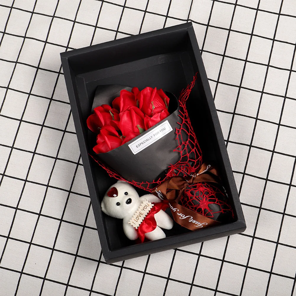 

Soaps Rose Creative Scented Flowers Simulation Of Romantic Bear Soaps Rose Flowers For Valentines Day Event Gift Christmas Gift