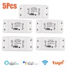 Умный светильник переключатель сделай сам, Wi-Fi, универсальный выключатель таймера приложение Smart Life Беспроводной голосовой пульт дистанционного управления Управление гнездо не работает с Alexa Google