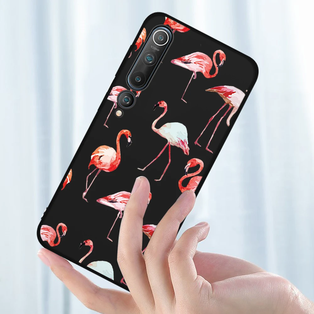 

Funny Flamingo Case For Xiaomi Redmi Note 10 9 8 7 9T 8T Pro MAX 9S 9A K40 MI Note 11 10 9 10T Pro SE F3 X3 Soft TPU Phone Funda