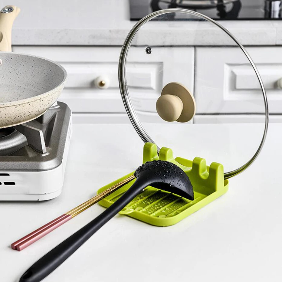 Держатель для кухонных ложек и палочек Basedidea пластиковый поддон крышка кастрюли