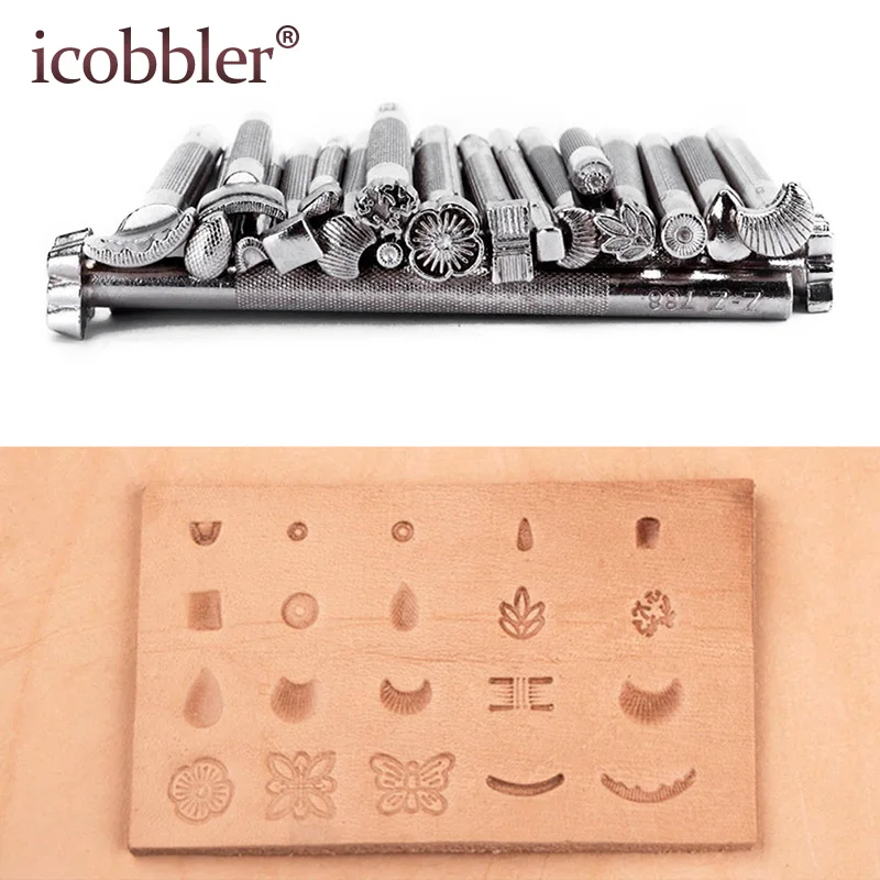 20 шт/костюм кожа резьба ручная работа седло инструменты гравировка ремесло набор