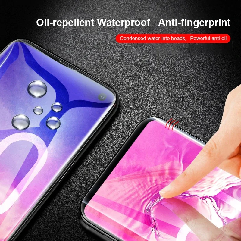 Передняя и задняя 3D полная защитная пленка из ТПУ для Samsung S8 S9 S10 Plus мягкая