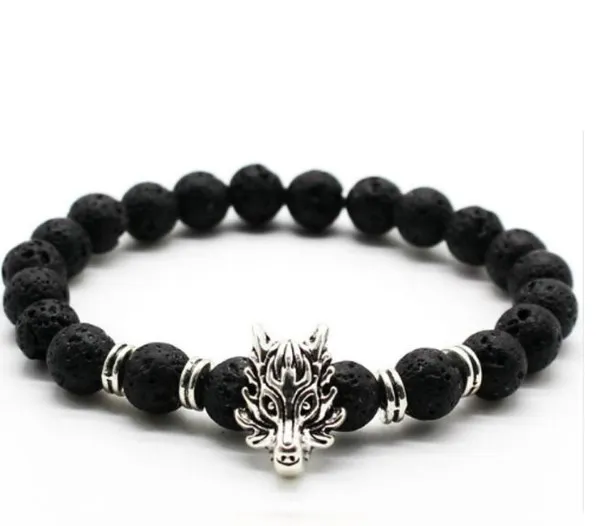 Дракон 8 мм богемные многоцветные Агатовые Бусины чакра рейки Будда Йога браслет